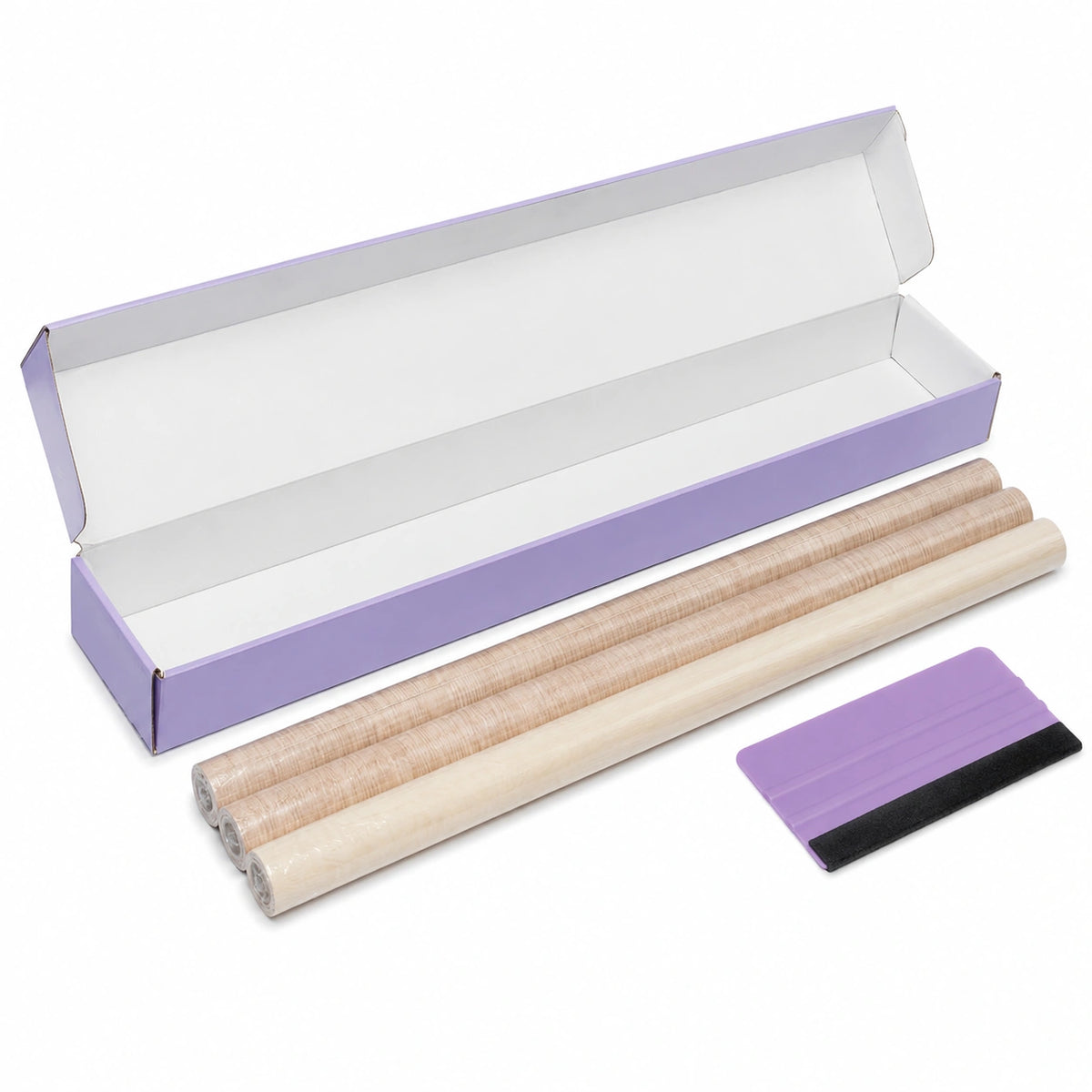 Selbstklebende Folie Set für Ikea Kallax, Eiche Hell & Sand